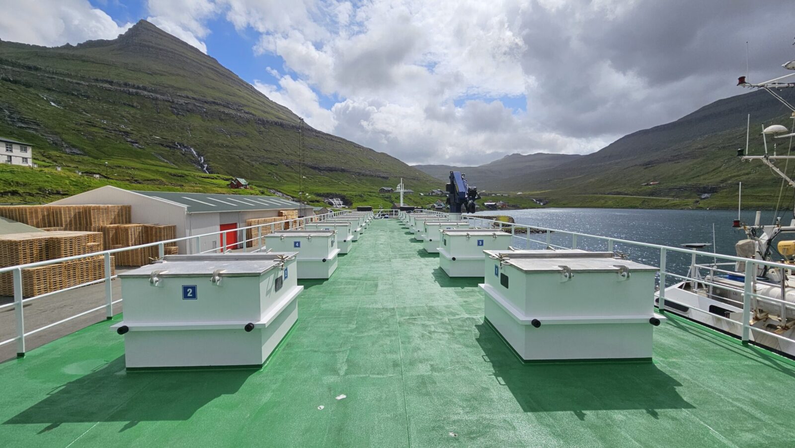 The World’s Largest Feed Barge Arrives In The Faroe Islands